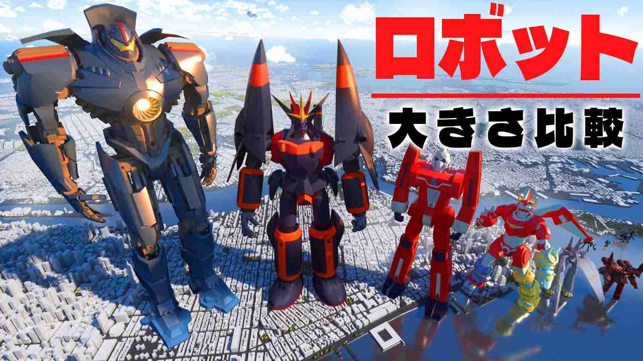 ? ロボットの大きさ比較 ? - YouTube