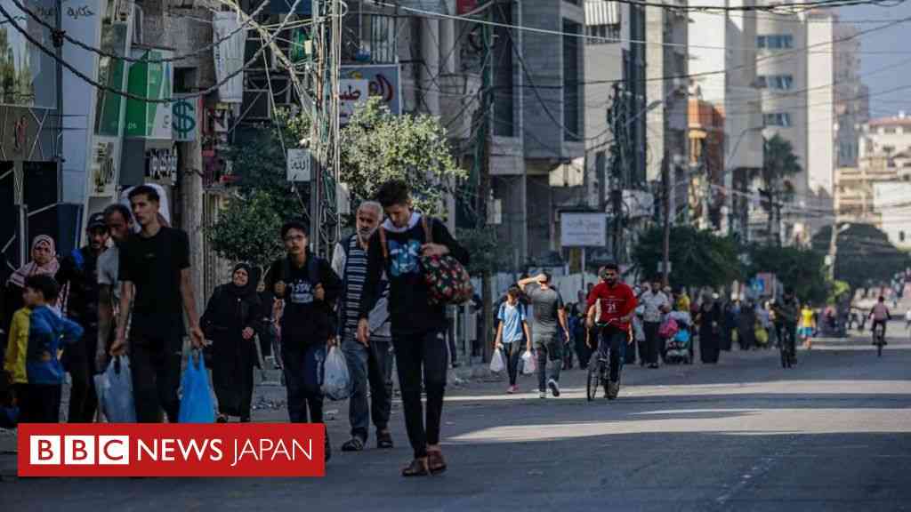 ガザ市から「5万人退避」、人質解放協議に進展か　国連はイスラエルとハマス双方を「戦争犯罪」と非難 - BBCニュース
