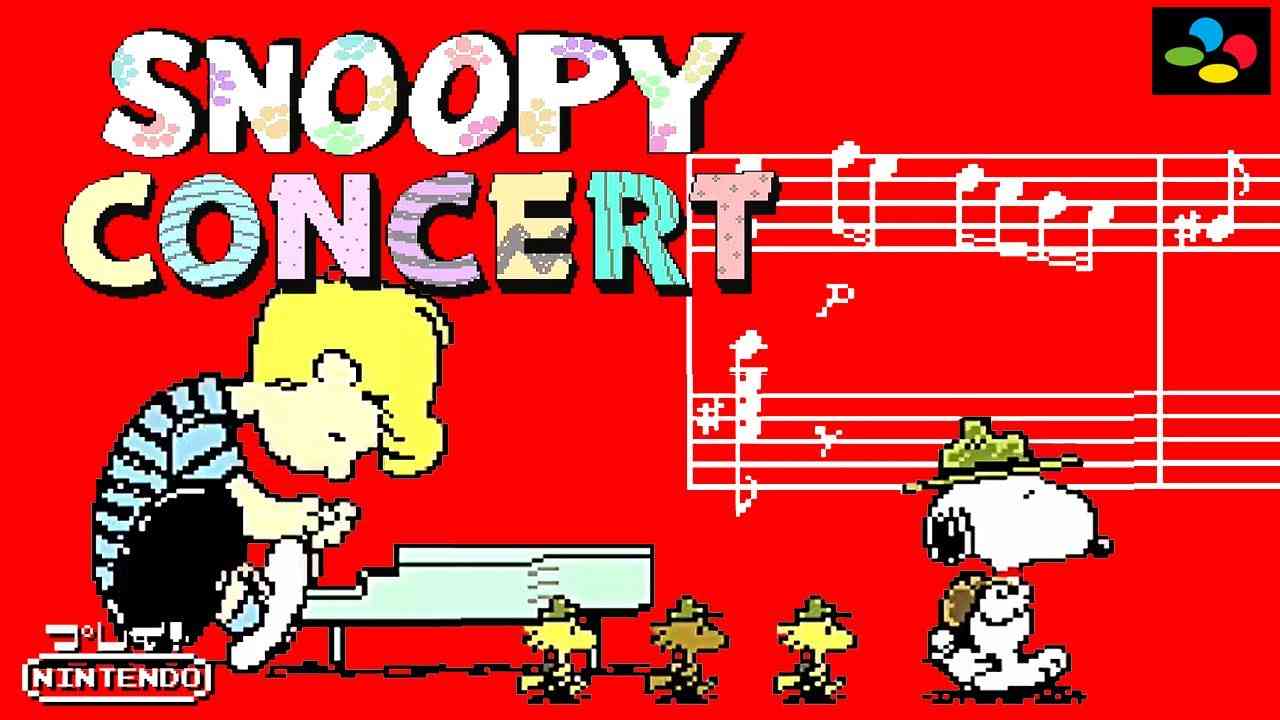 【SFC】任天堂『スヌーピーコンサート SNOOPY CONCERT』全ステージクリア　OP~ED＿字幕実況 - YouTube