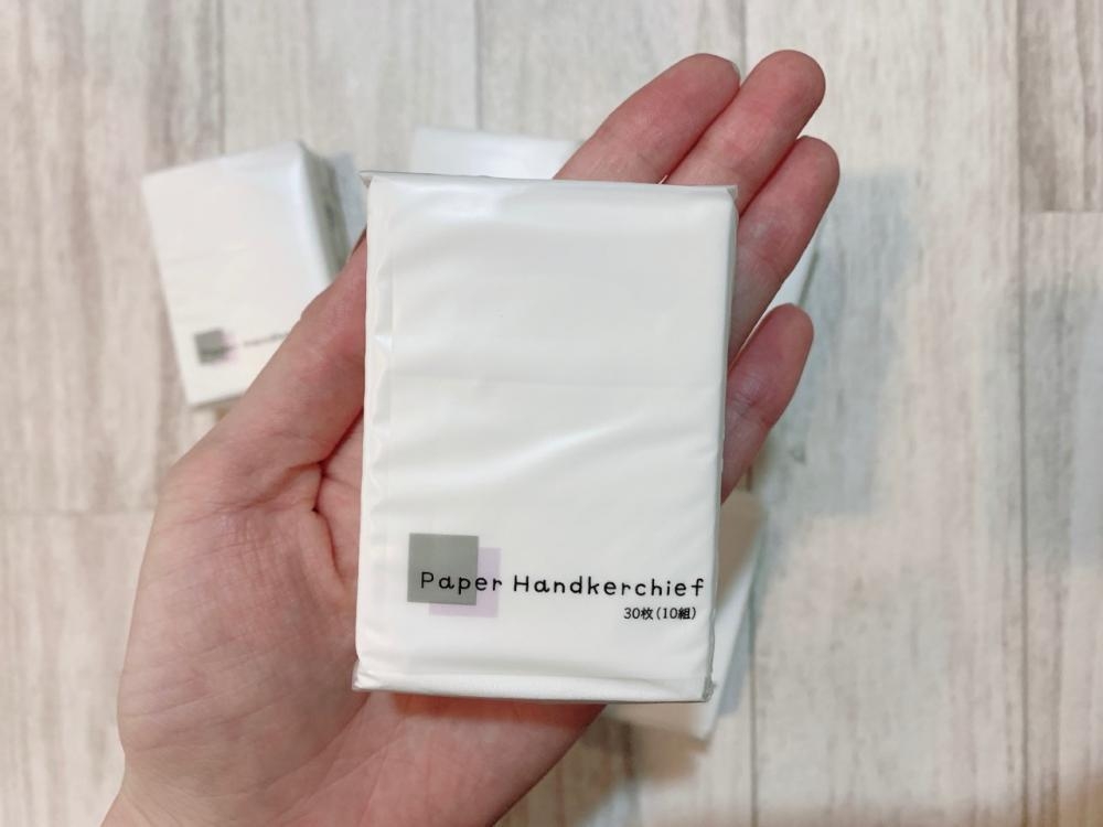 出先での手洗いに重宝！持ち運びに便利な「ペーパーハンカチ」ダイソーにもあった。 | 東京バーゲンマニア