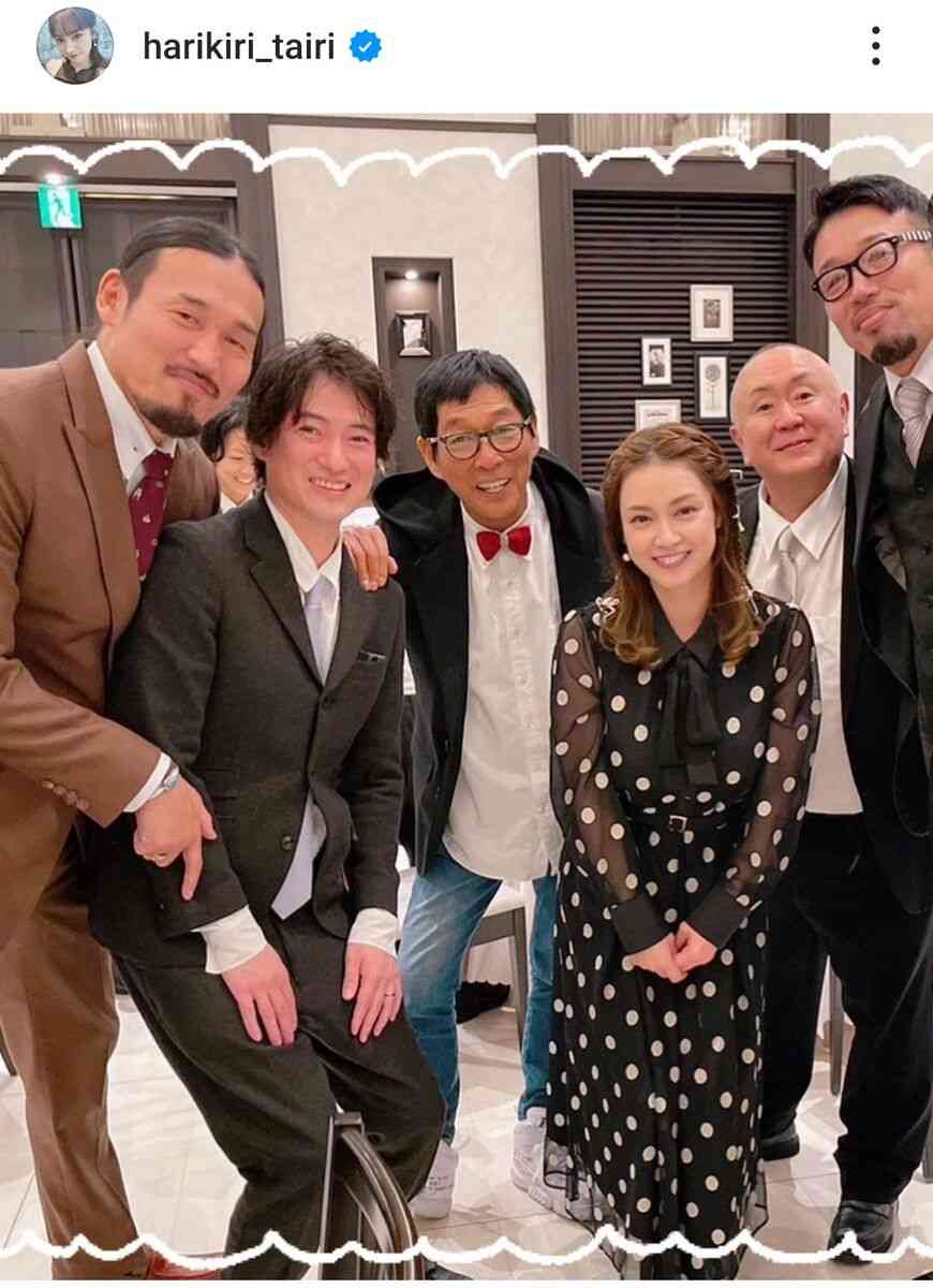 「あっぱれ」明石家さんま、型破りなコーデで披露宴スピーチ…内山信二が公開「ステキな時間でした」