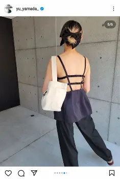 山田優 セクシーすぎるバックショット披露「背中にドキッとしました」「かっこいい」の声