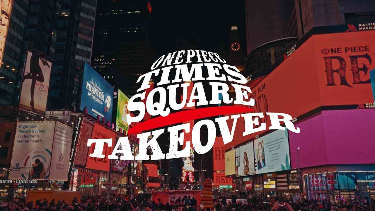【FILM RED世界通信】FILM REDがNYに上陸！| ONE PIECE TIMES SQUARE TAKE OVER - YouTube