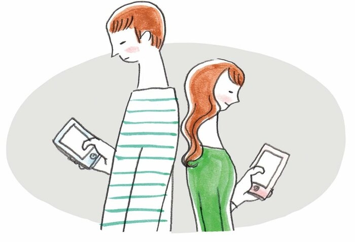 旦那との会話はLINEがメインの人