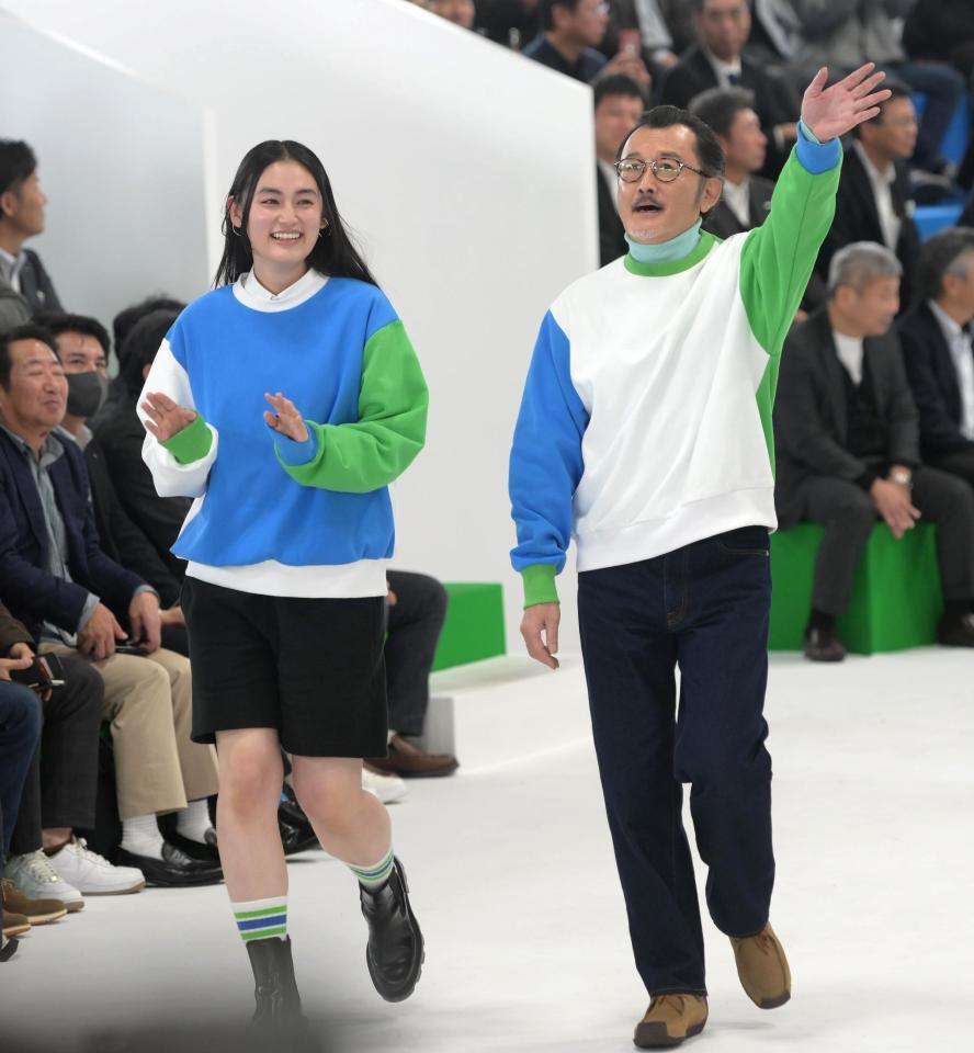 ファミマがコンビニ業界初ファッションショー 吉田鋼太郎、八木莉可子、内田理央もモデルとして登場