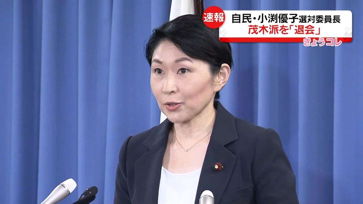 自民党・小渕優子選対委員長　茂木派を退会｜日テレNEWS NNN