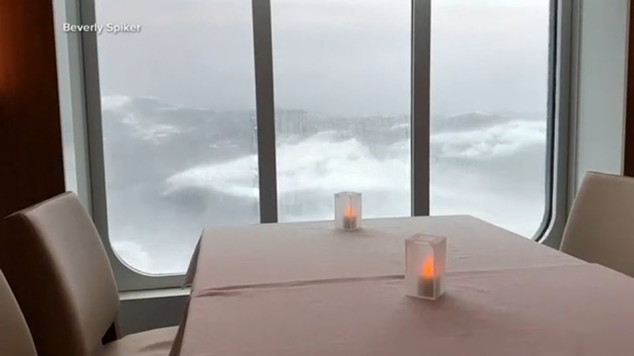 Cruise ship passengers hit by deadly 'rogue wave' speak - YouTube