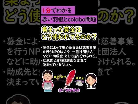 1分でわかる赤い羽根募金問題 #shorts #colabo #仁藤夢乃 #暇空茜 - YouTube