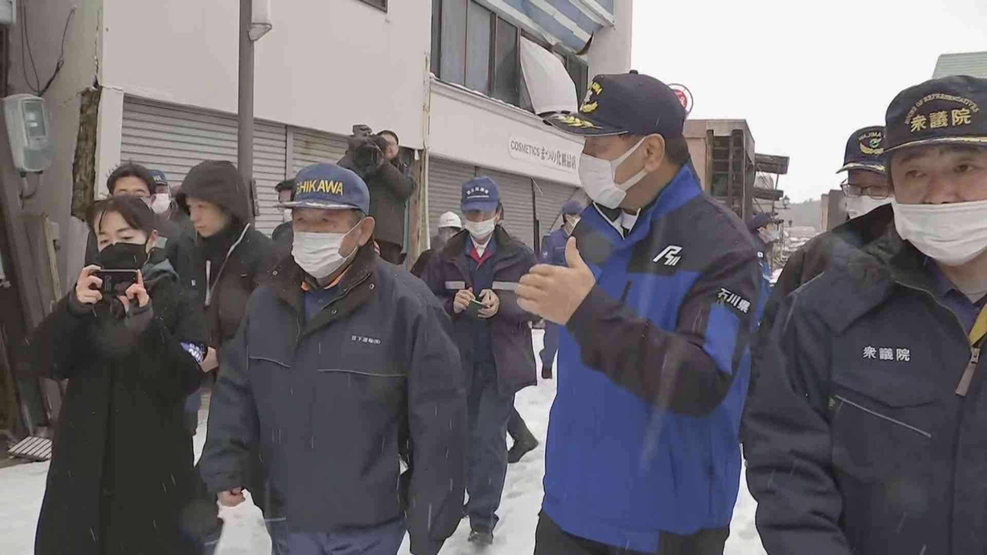 馳浩石川県知事が初めて輪島市と珠洲市を視察　能登半島地震（MRO北陸放送） - Yahoo!ニュース