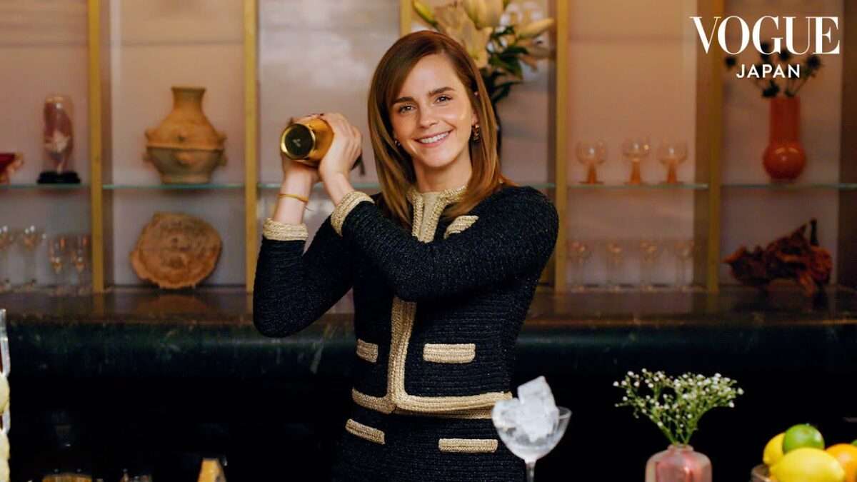エマ・ワトソンがPRADAの靴で氷を砕いてカクテル作り！イケメンの弟も登場し、普段見られないお姉さんの一面も！  |  YouTubeランキングメディア：デジタルクリエイターズ
