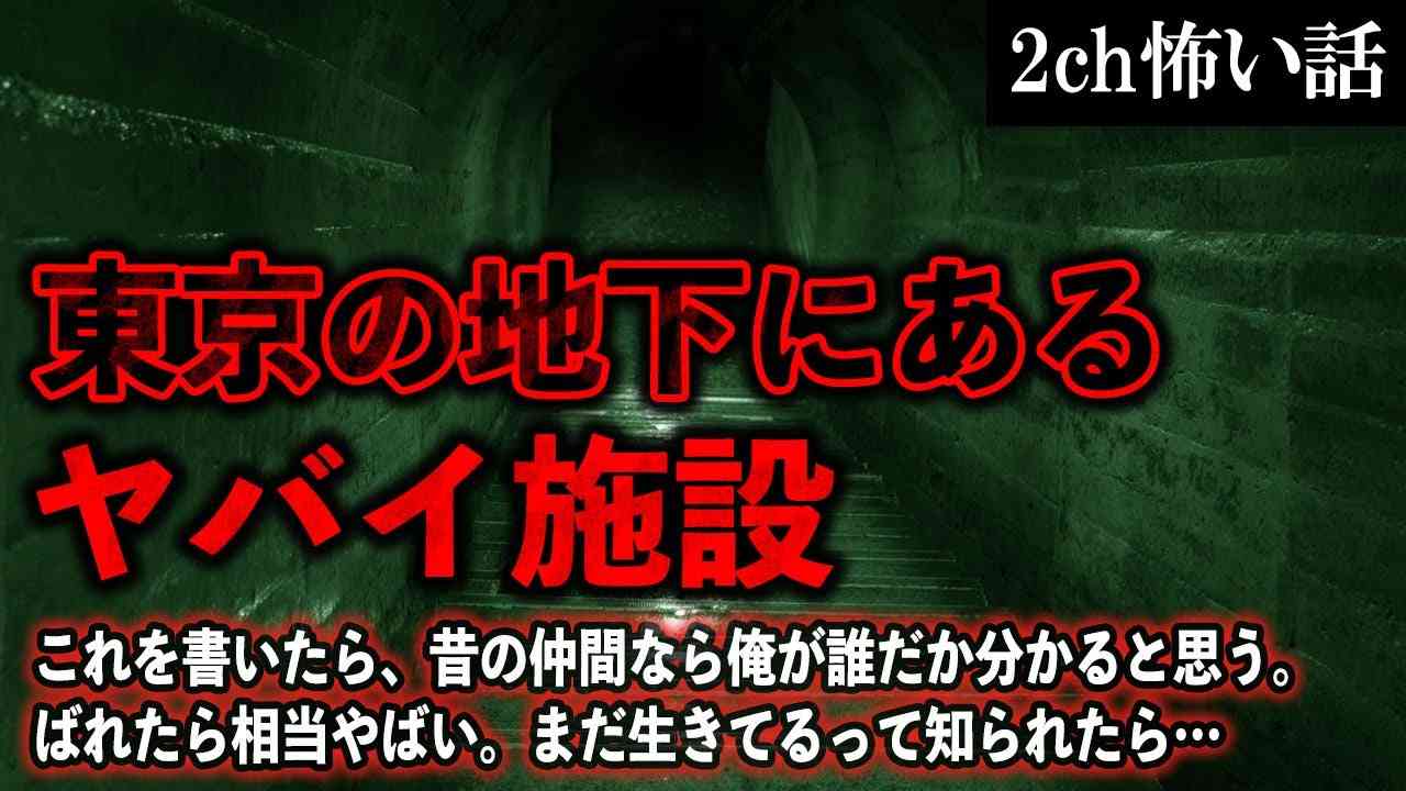 【2ch怖いスレ】東京の地下にあるヤバイ施設。ばれたら相当やばい、まだ生きてるって知られたら…【ゆっくり解説】 - YouTube