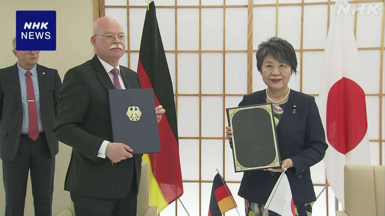 政府 自衛隊とドイツ軍で食料 燃料など相互提供できる協定署名 | NHK | 安全保障