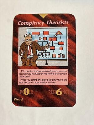 Illuminati New World Order INWO Limited Card Game NWO Conspiracy Theorists   | eBay
