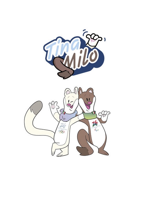 26年ミラノ・コルティナダンペッツォ冬季五輪のマスコット発表　オコジョをイメージ