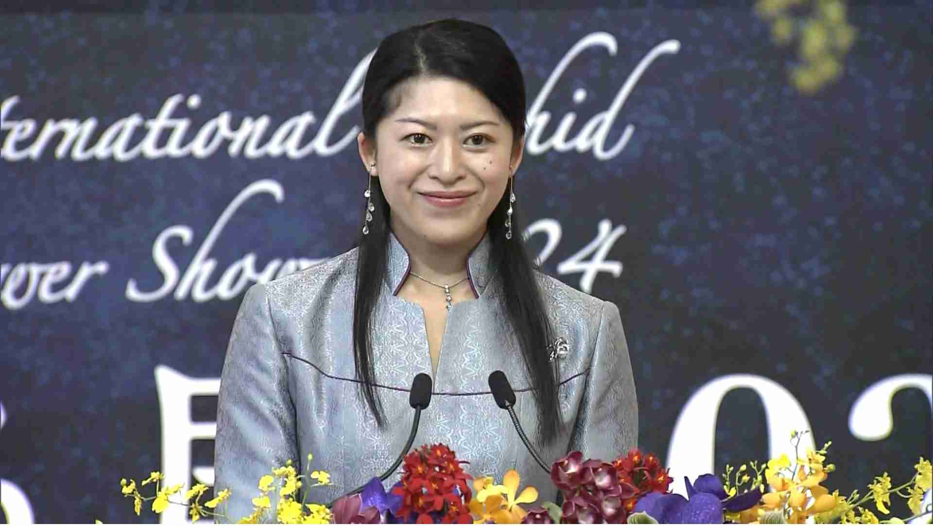 「母が大のラン好きで」承子さま世界らん展で母・久子さまとの思い出披露　妹の千家典子さんも名誉顧問として出席（FNNプライムオンライン） - Yahoo!ニュース