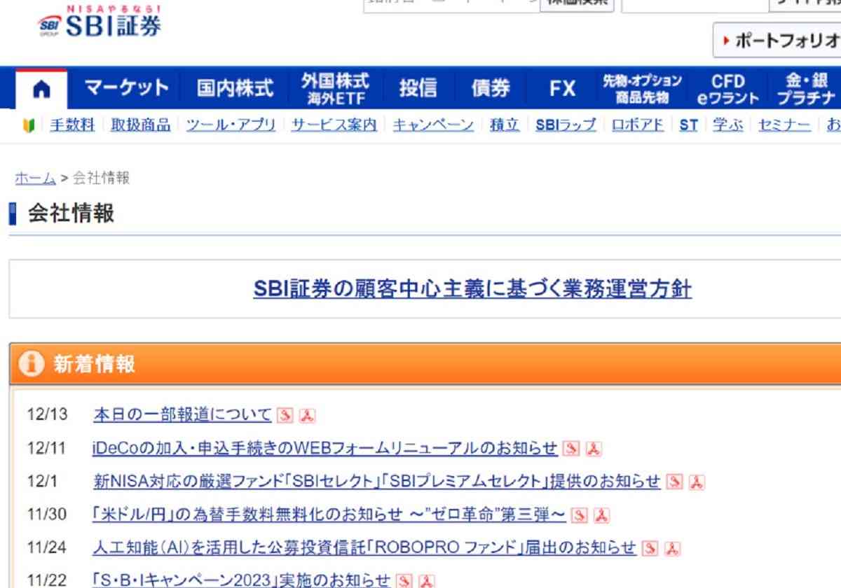 SBI証券が株価操作の疑い、露骨な見せ玉で株価吊り上げか…投資家に損与える | ビジネスジャーナル