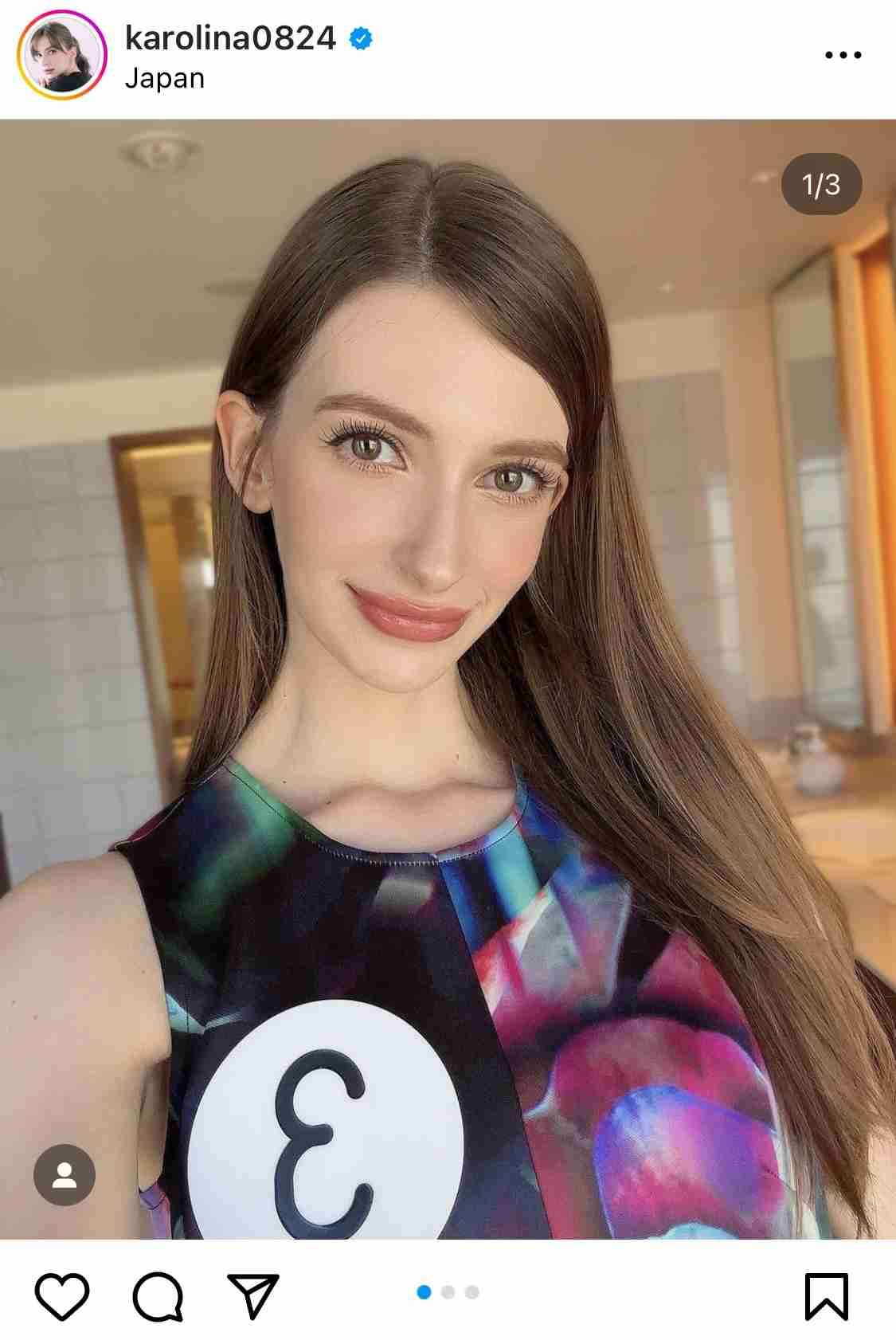 ウクライナ出身のモデル椎野カロリーナ「見た目が違っても私は日本人」ミス日本にエントリー