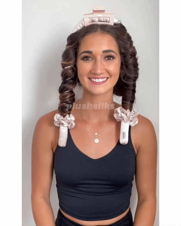 髪を痛めずにパーマ風にしたい