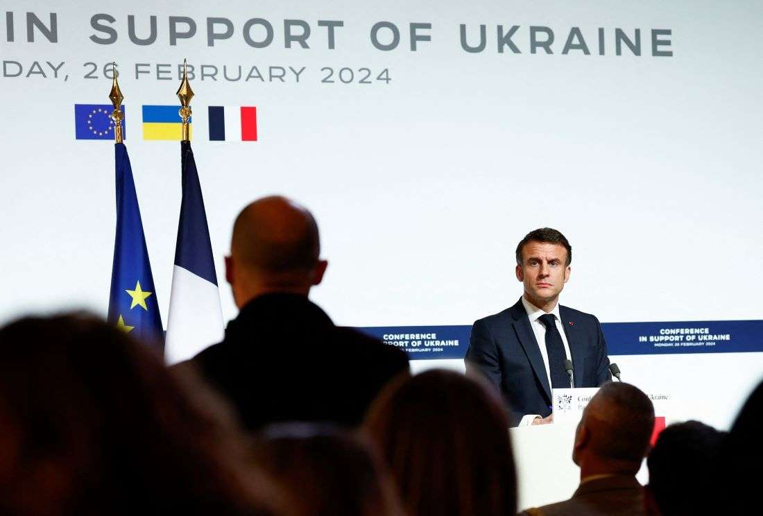 欧米部隊のウクライナ派兵、「排除せず」　マクロン仏大統領 - CNN.co.jp