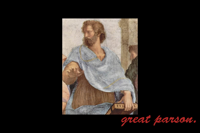 アリストテレス『革命は些細なことではない。しかし、些細なことから起こる。』 | Character