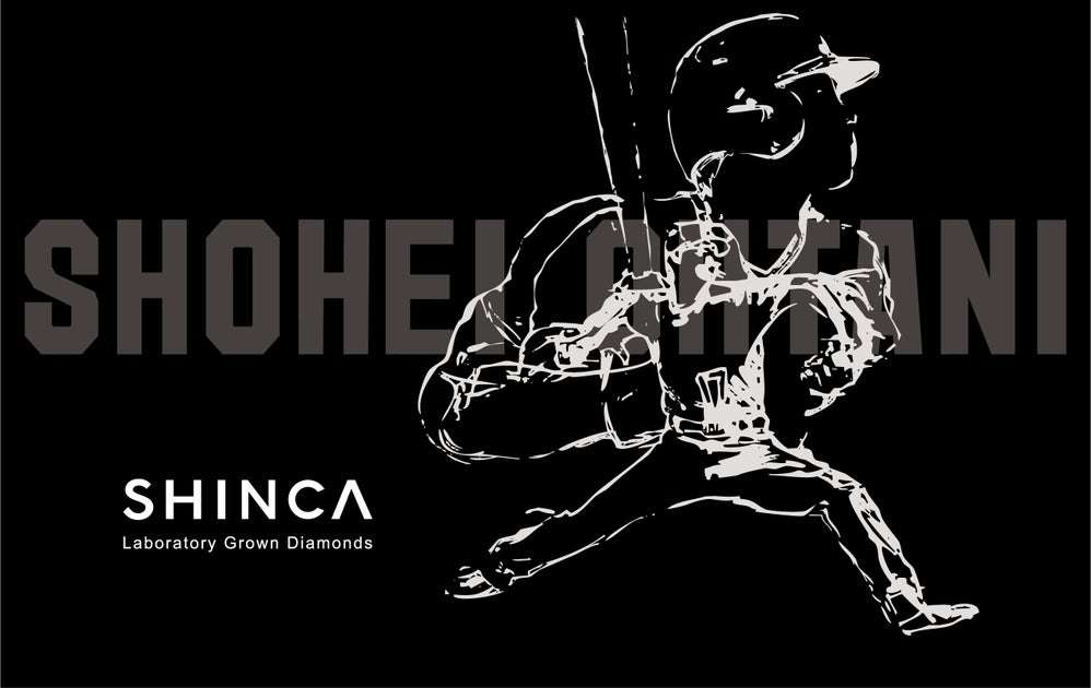 ラボグロウンダイヤモンドのSHINCA 　「SHOHEI OHTANI×SHINCA」大谷翔平選手直筆 二刀流イラストジュエリー第二弾　「 Color 」販売を開始。 | 株式会社今与のプレスリリース
