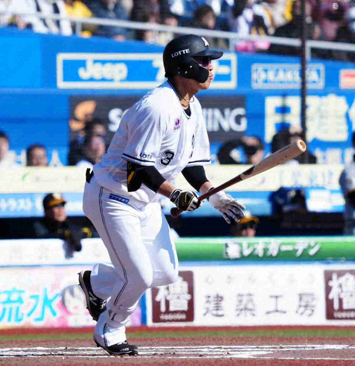 ロッテ角中　OP戦初出場で2安打1打点　吉井監督「さすが、ちゃんと仕上げてきた」― スポニチ Sponichi Annex 野球