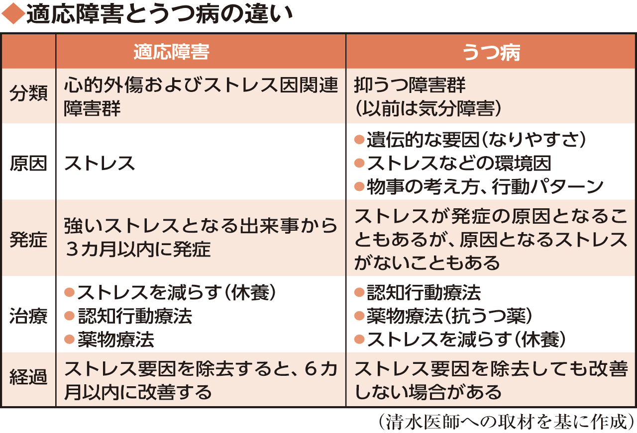過去［適応障害]と診断された今