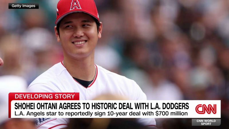 Shohei Ohtani agrees to historic deal with L.A. Dodgers | CNN