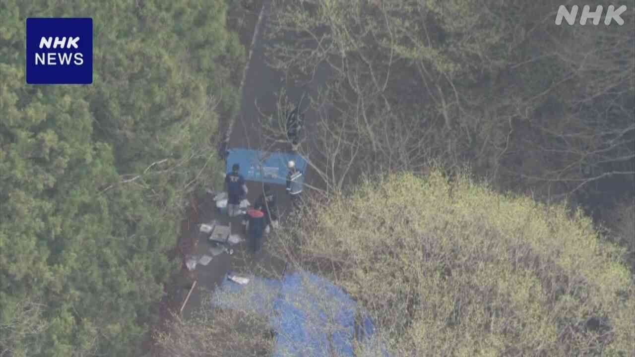 栃木 那須町 河川敷で2人の焼けた遺体 1人は55歳男性と確認