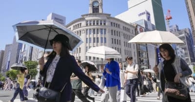 連休後半の4日、広範囲で真夏日　福島と兵庫で32.1度観測 ｜ 共同通信