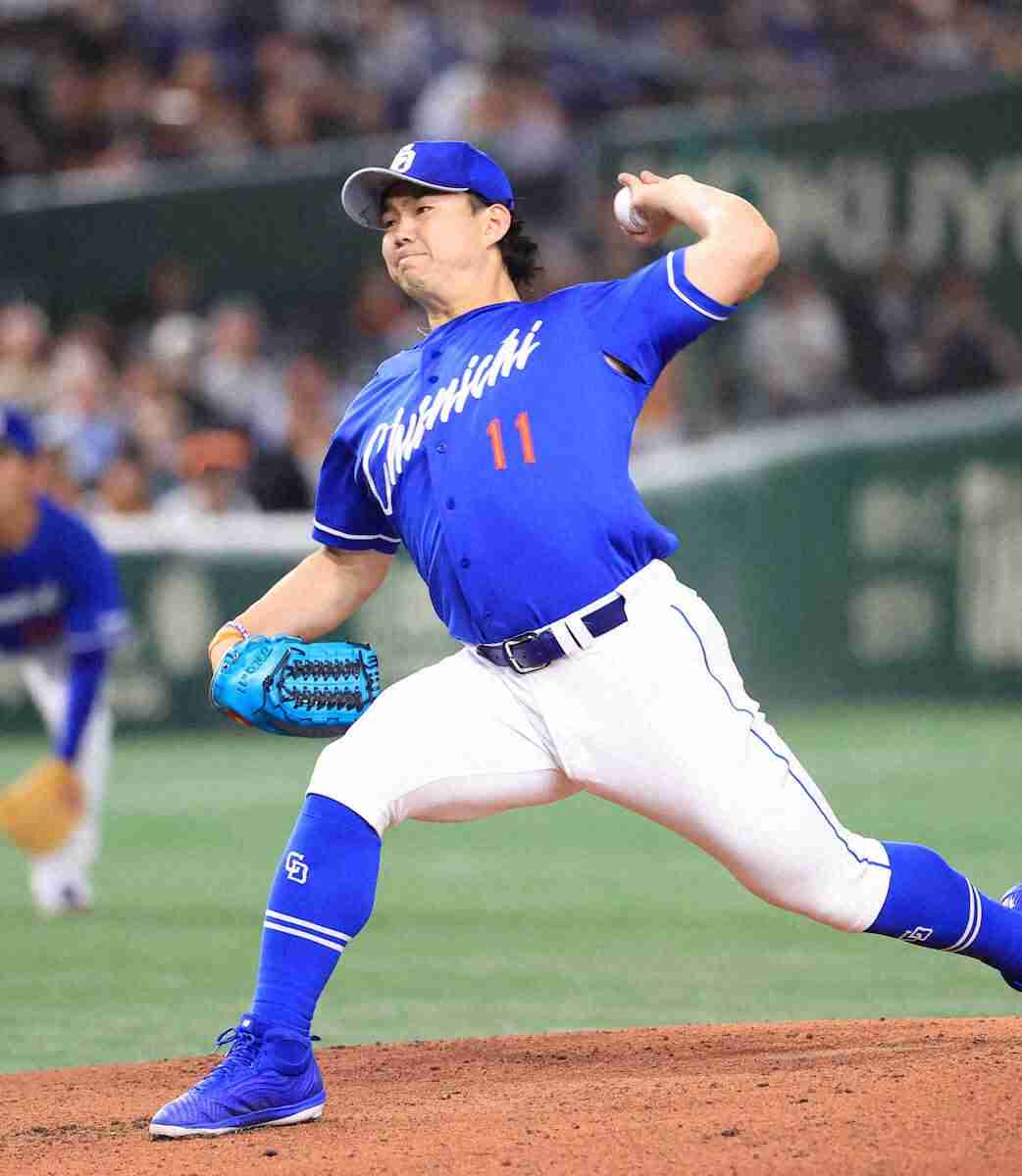 中日・小笠原　やっと、やっと「援護」受けた　6回に得点し、登板時の連続無得点が43イニングでストップ（スポニチアネックス） - Yahoo!ニュース