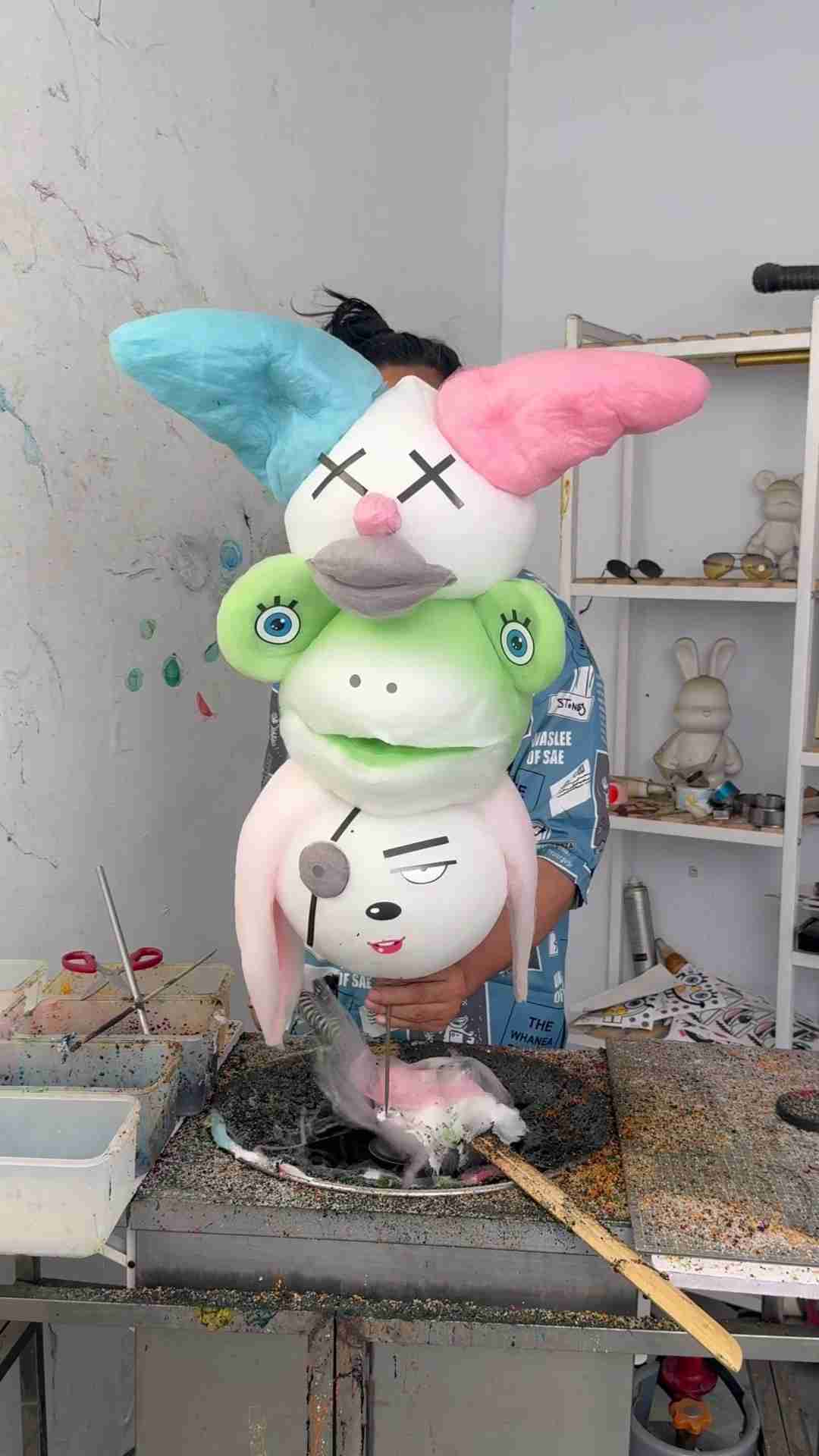 Art cotton candy - YouTube