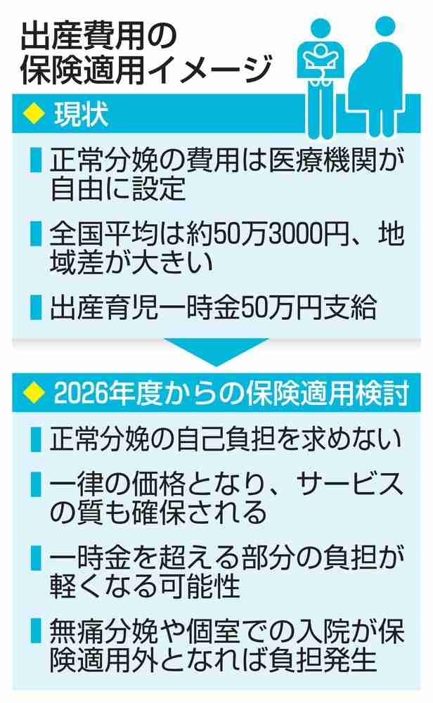 出産費用、自己負担なしを検討　政府、正常分娩に保険適用案|47NEWS（よんななニュース）