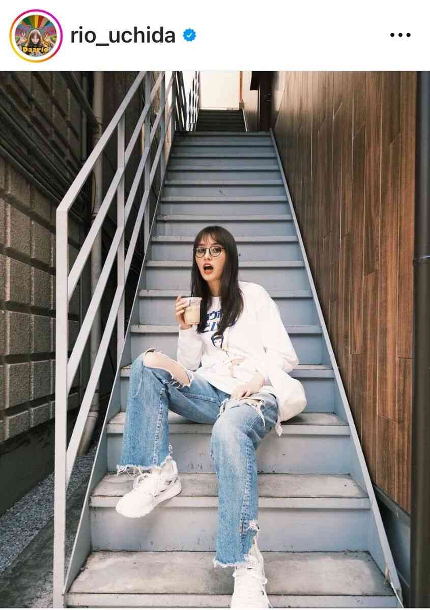 内田理央、「知らないおばあちゃんに…叱られました」他人も思わず干渉する大胆コーデを披露