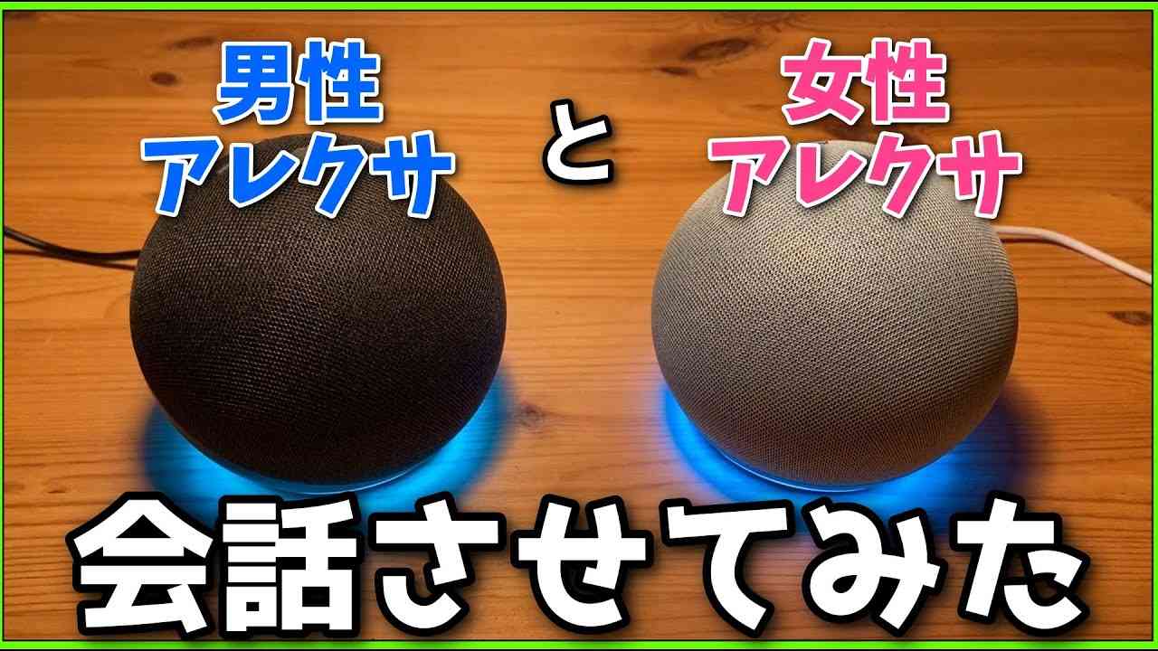 男女アレクサ同士で会話させてみたら、男性側が暴走し始めたwww - YouTube