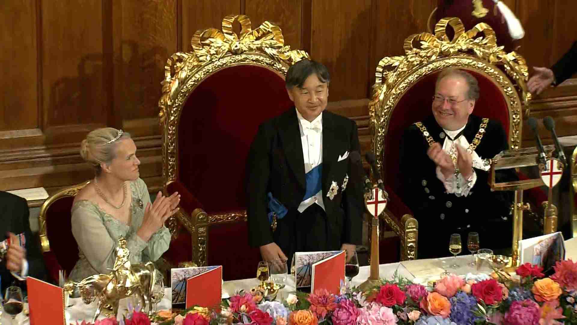 天皇陛下がコイン落とした“失敗談”スピーチ披露し笑いも「時の経過を感じます」イギリス金融街シティー主催の晩餐会で（FNNプライムオンライン（フジテレビ系）） - Yahoo!ニュース
