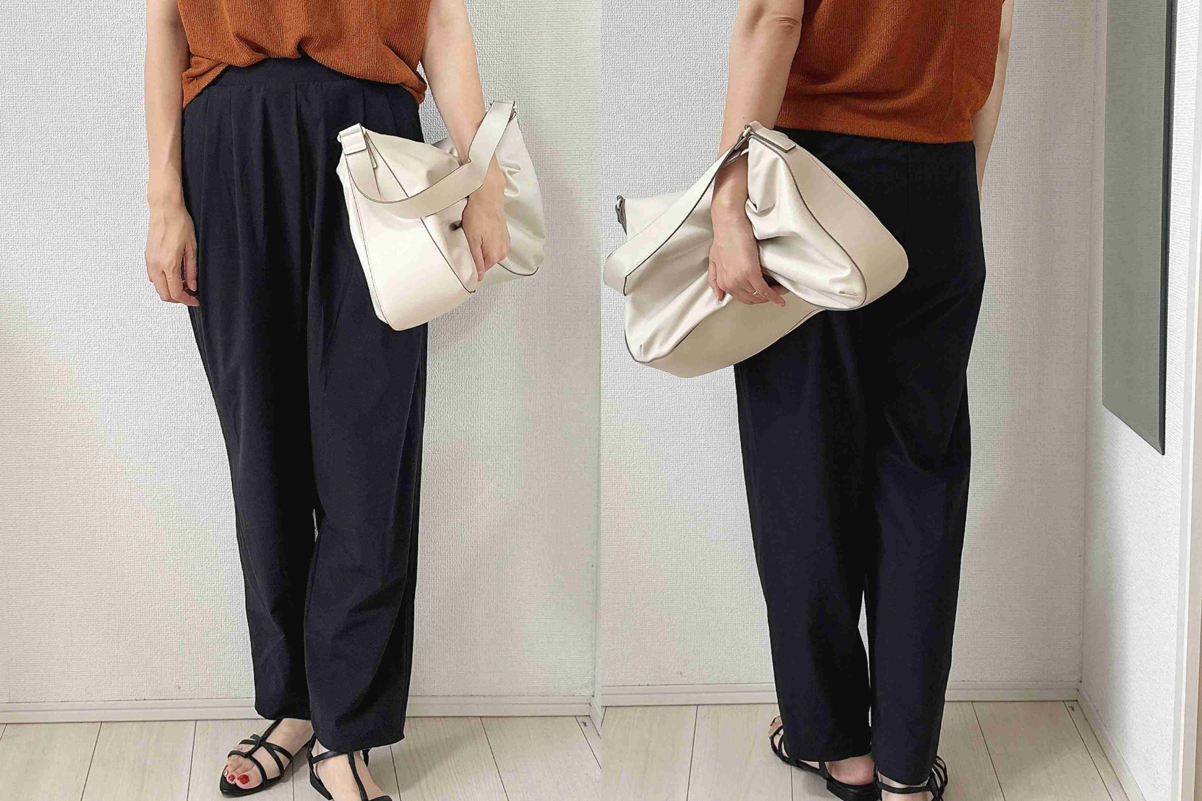 アラフォーはユニクロ2990円「エアリズムパンツ」があればいい。1週間分7コーデを公開 | ESSEonline（エッセ オンライン）