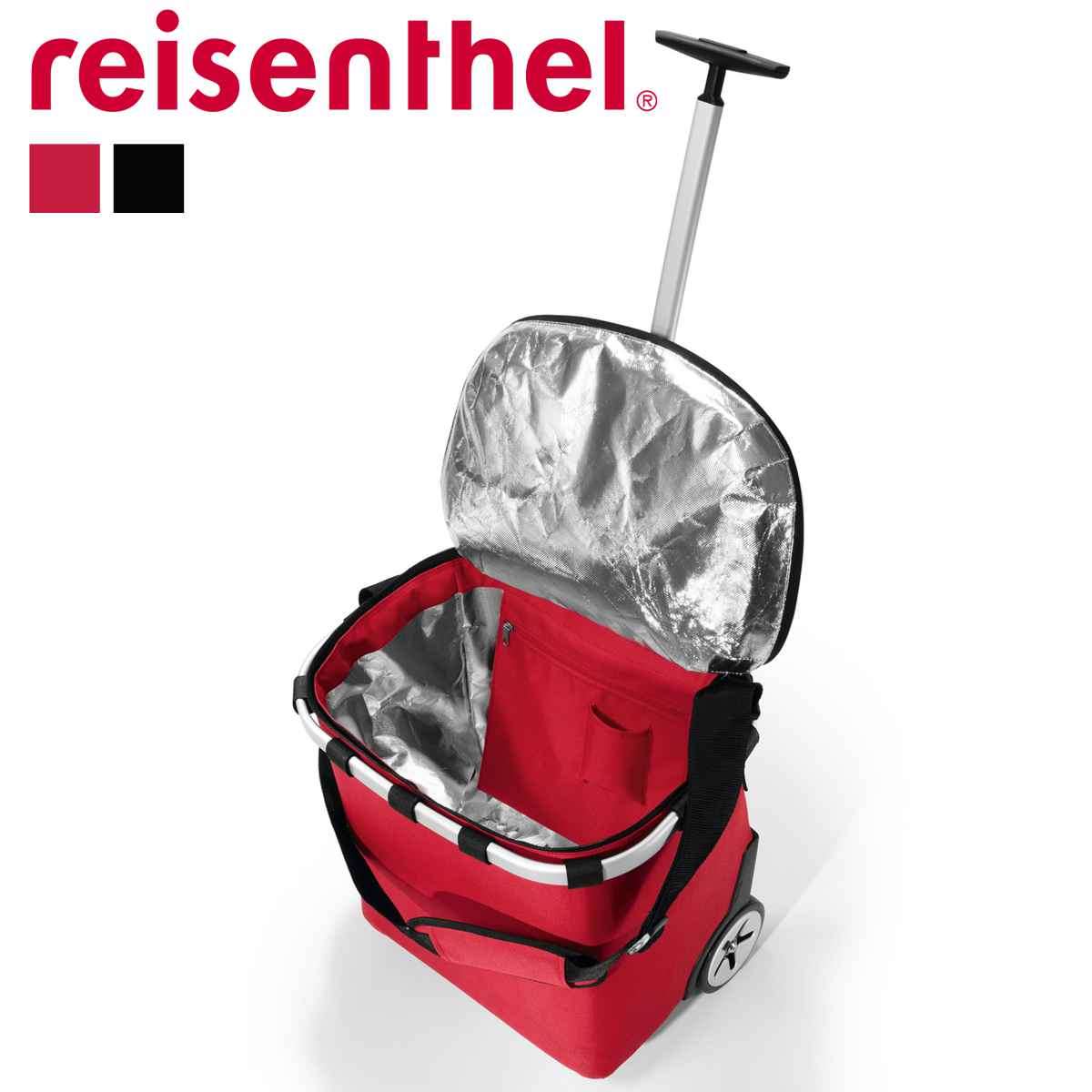 【楽天市場】reisenthel ライゼンタール キャリークルーザー CARRYCRUISER （ ショッピングカート キャリークルーザー 40L フタ付き 保冷 保温 買い物カート 大容量 キャリーカート 頑丈 2輪 伸縮ハンドル ショルダーベルト アウトドア おしゃれ ）：シゼム楽天市場支店
