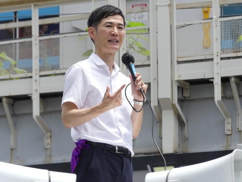 石丸伸二氏、秋葉原で街頭演説　自民党選挙の聖地で豊富なアニメ知識まじえ「東京再建」訴える - 社会 : 日刊スポーツ