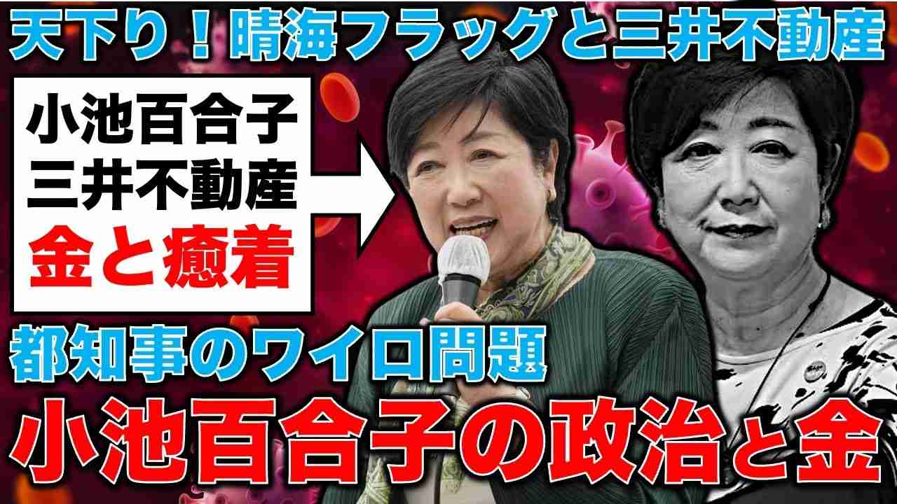 小池百合子のワイロ体質。金と政治！「晴海フラッグ」でも告発されるべき！都財産価格審議会や都議会にはからず、三井不動産など業者にナント9割引きで払下げ！元朝日新聞・記者佐藤章さんと一月万冊 - YouTube