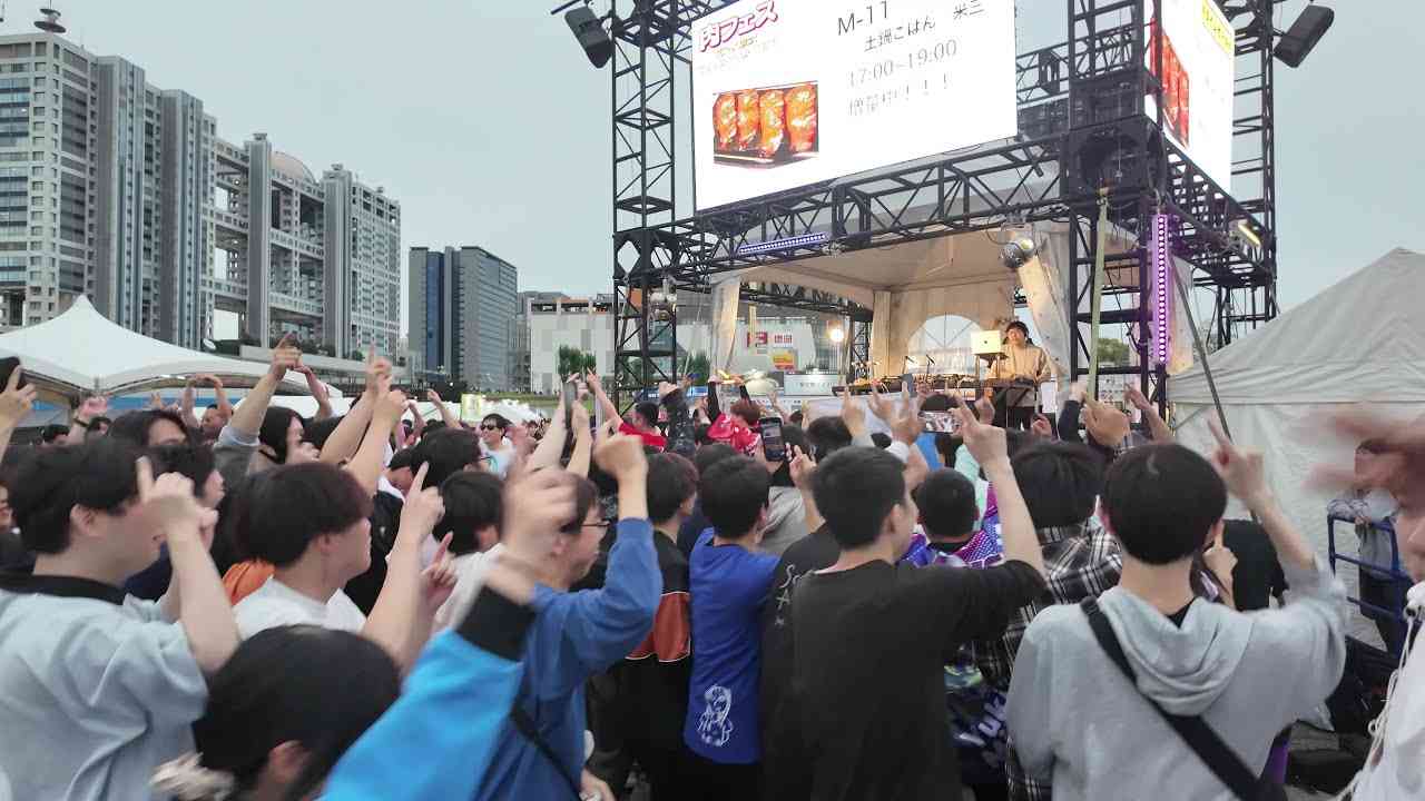 【肉フェス 2024】とっとこハム太郎　「ハム太郎とっとこうた」　オタ芸　コール　お台場　Meat Fes - YouTube