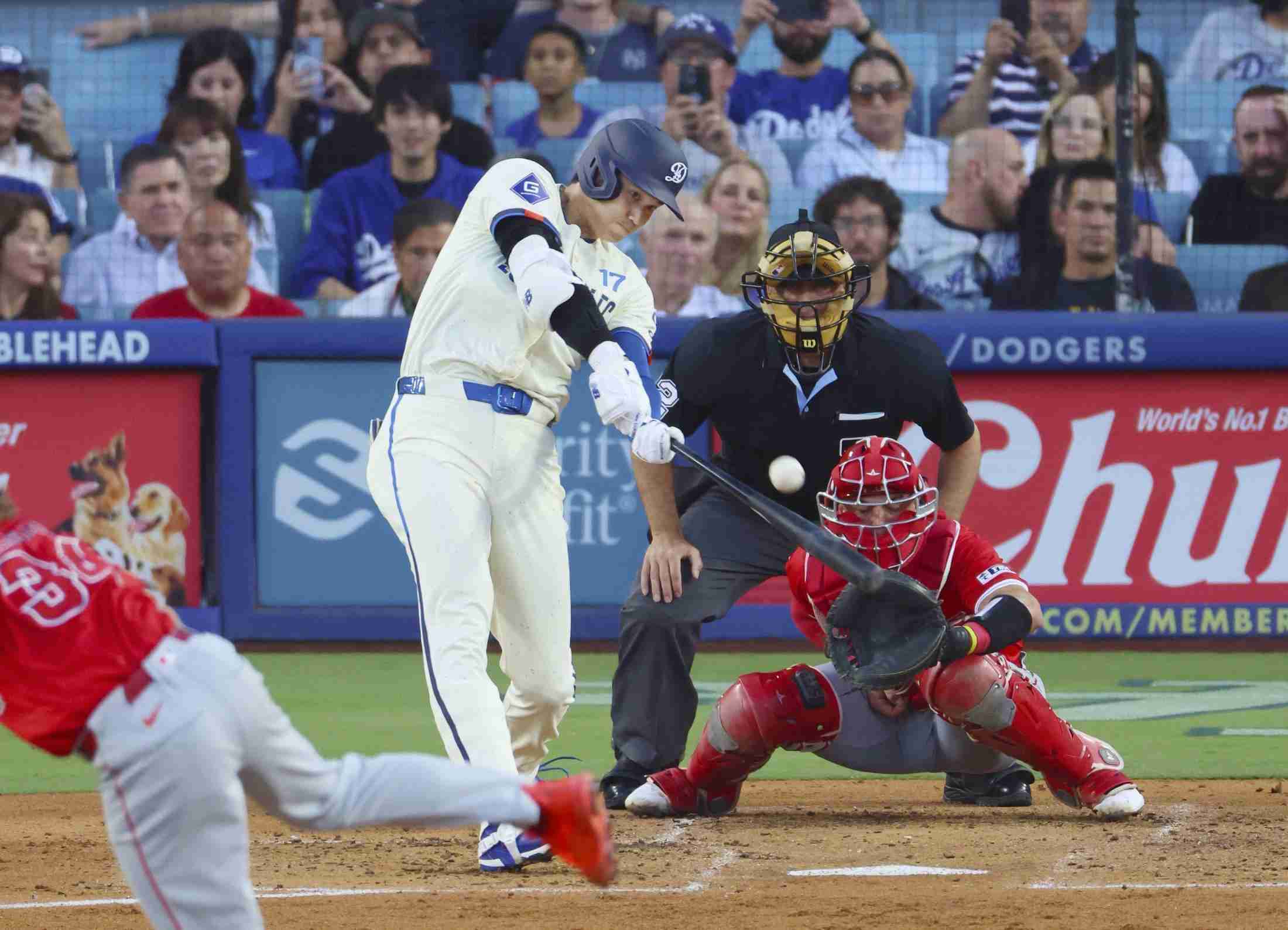 大谷翔平、3戦連発23号2ラン　140メートル特大弾　古巣エンゼルスから2本目　直近7戦6発量産態勢　試合前には元同僚と笑顔で交流（デイリースポーツ） - Yahoo!ニュース