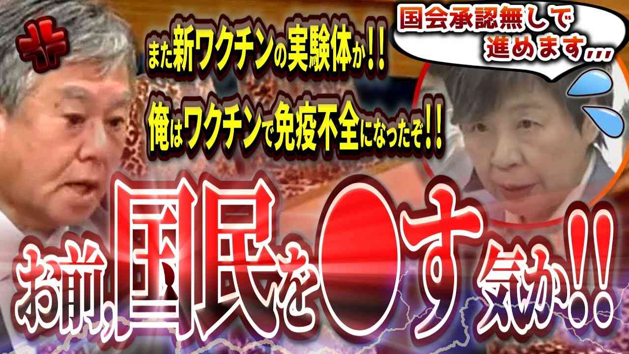 【モルモット】国民は金儲けの道具じゃねぇぞ！勝手に実験台にするな！【原口 一博】【国会中継】 - YouTube