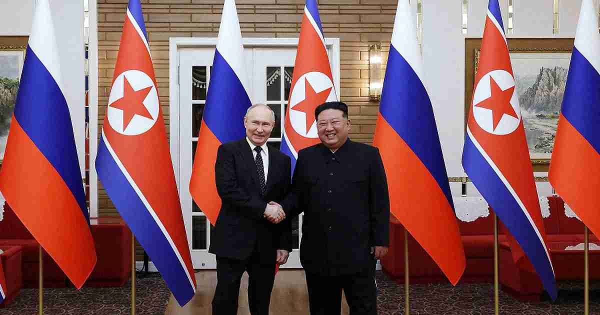 プーチン氏と金正恩氏、有事に相互支援の新条約　露朝首脳会談 | 毎日新聞