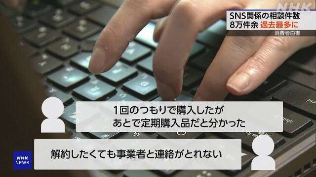 消費者トラブルの被害額が過去最高の8.8兆円に！ SNS関連相談が急増し50代が最多 2024年版消費者白書