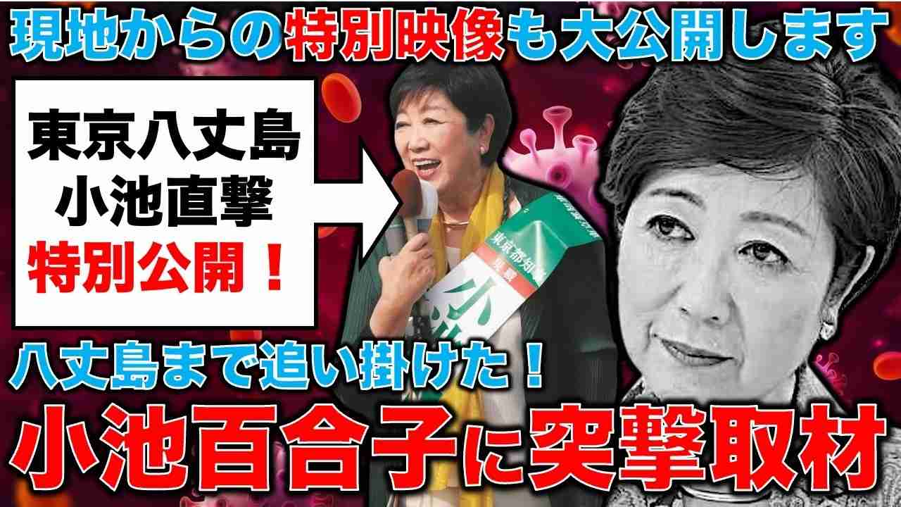 直撃取材！特別公開！小池百合子の東京都知事選挙初演説は八丈島！「学歴詐称」や三井不動産への天下りなど、われわれフリーランス・ジャーナリストの質問にどう答えたのか？元朝日新聞・記者佐藤章さんと一月万冊 - YouTube