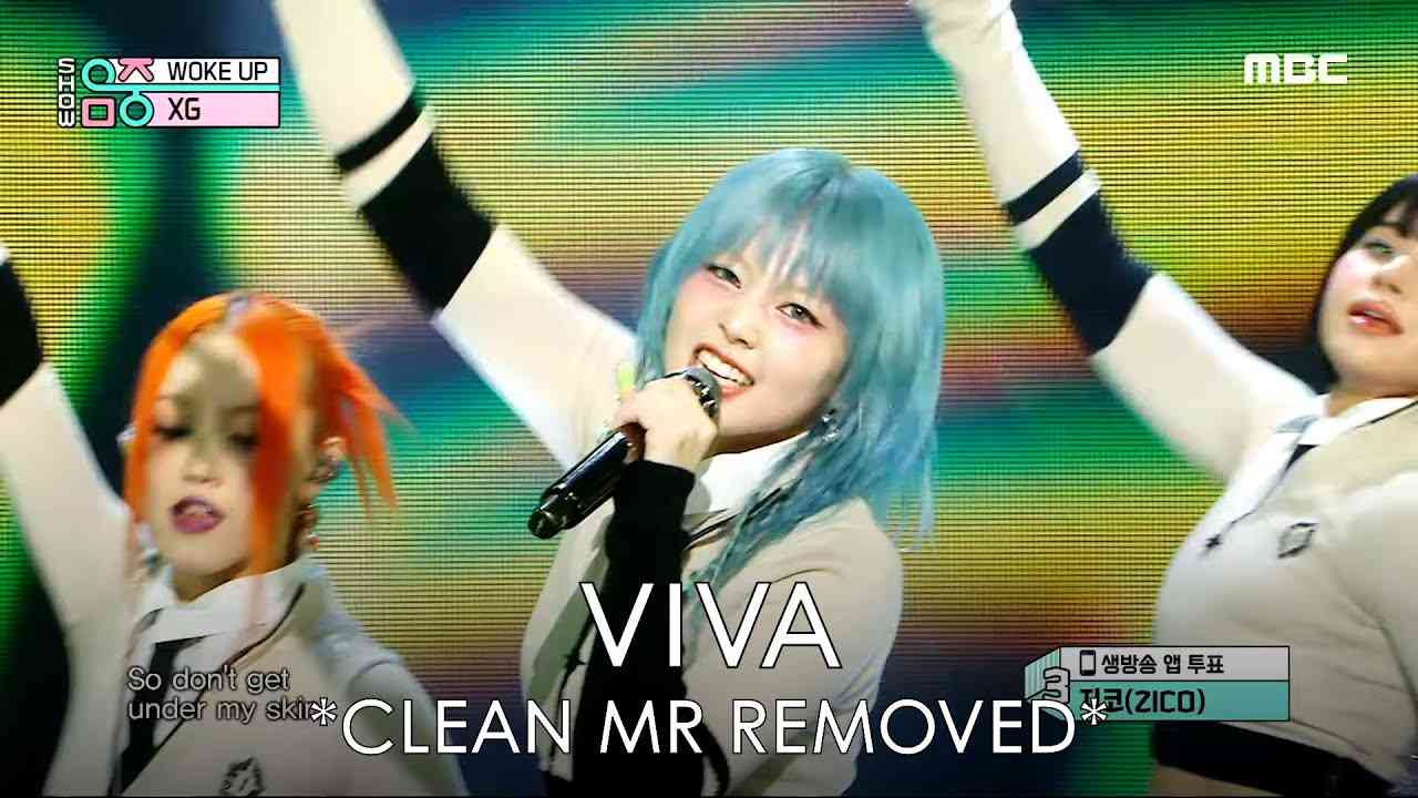 [CLEAN MR REMOVED] XG (엑스지) - WOKE UP | Show! MusicCore 240601 MR제거 - YouTube