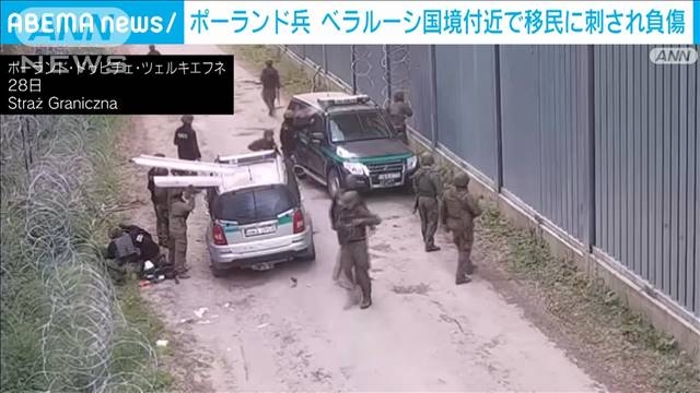 ポーランド兵がベラルーシ国境付近で刺され負傷　移民がフェンス越しに“攻撃”（テレビ朝日系（ANN）） - Yahoo!ニュース
