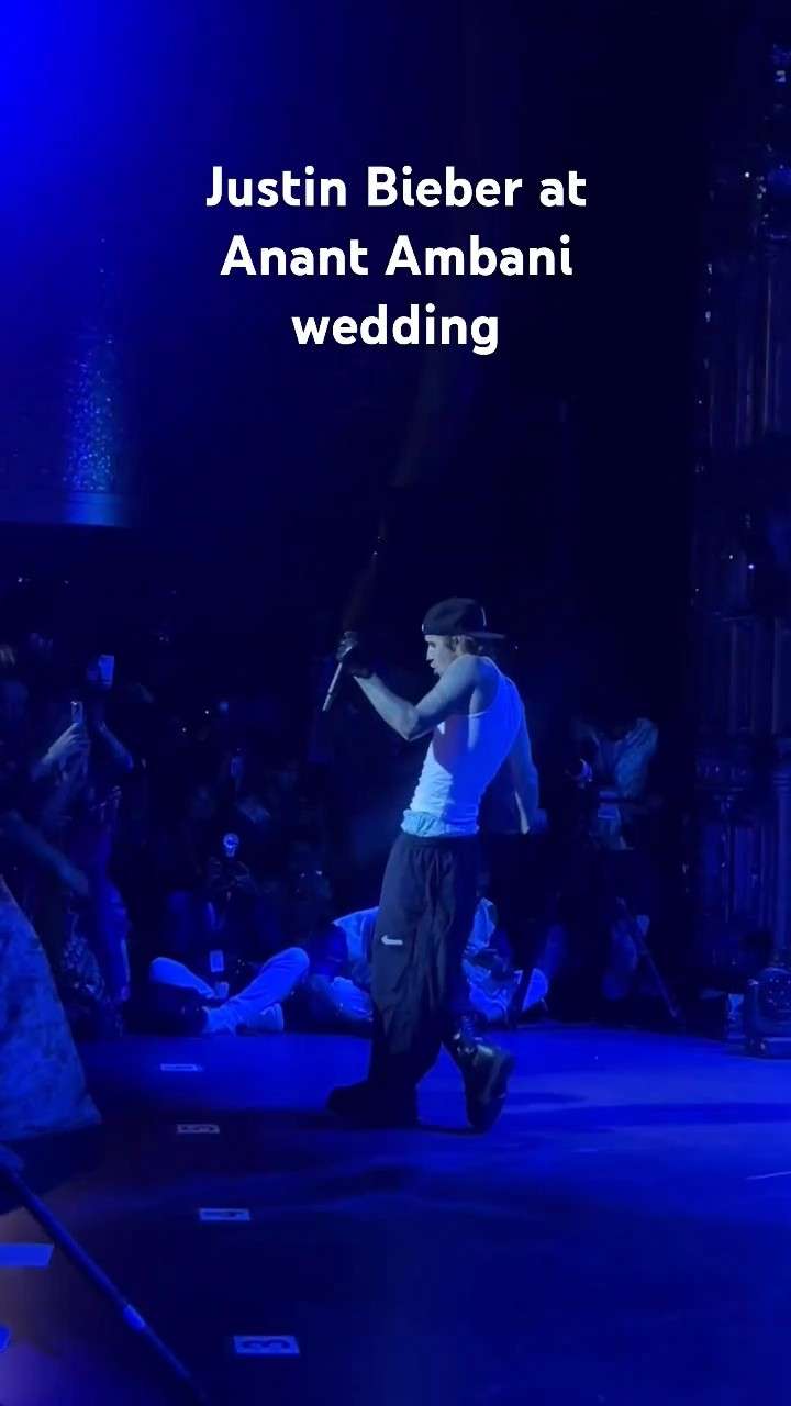 Justin Bieber at Anant Ambani wedding #shorts #anantambani #wedding #justinbieber #song #music - YouTube