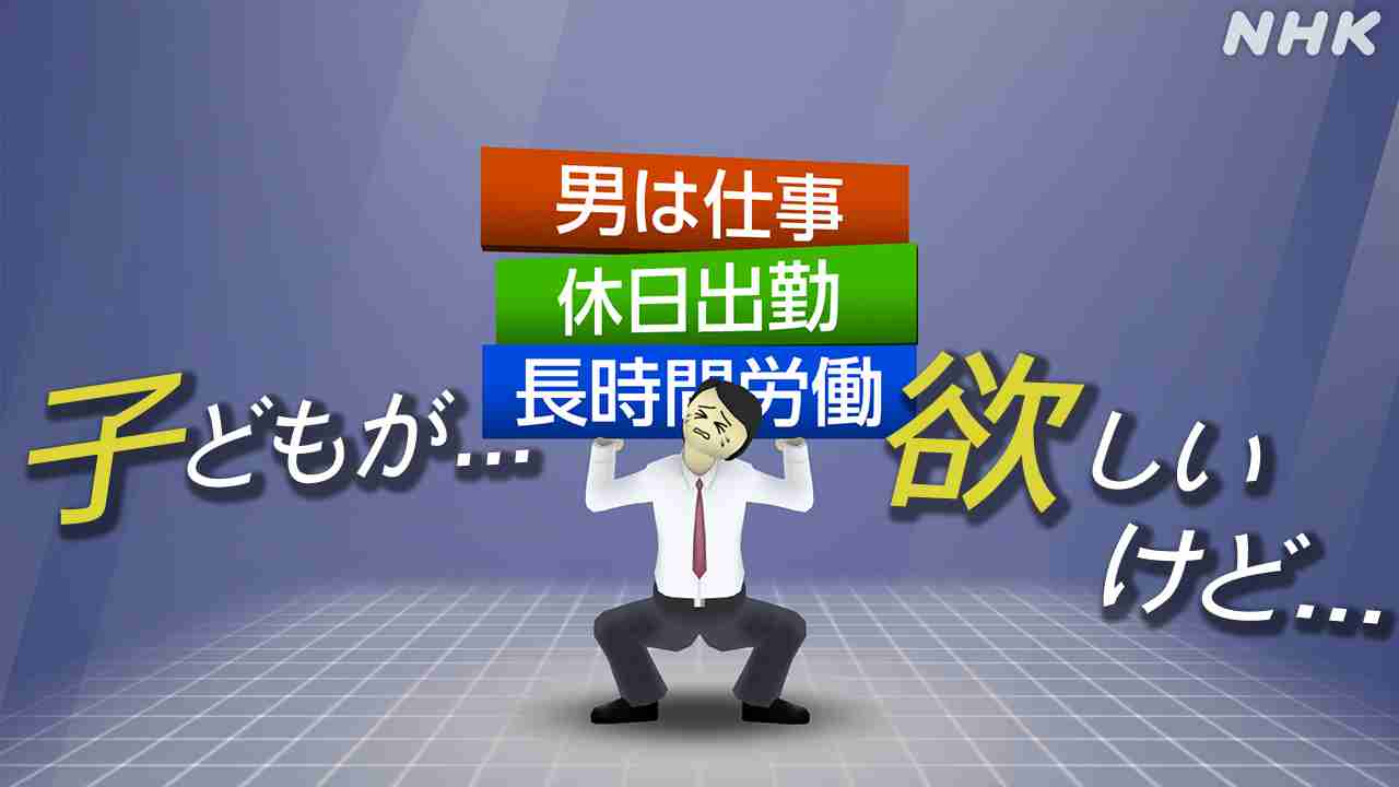 “脱マッチョ労働” 子どもも仕事も諦めない社会とは | NHK | WEB特集 | 少子化